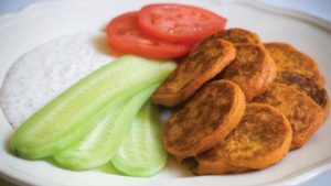 Baked Sweet Potato Patties – a post-workout snack