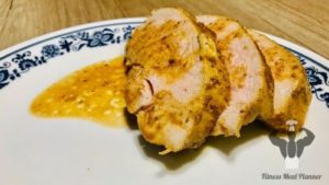 Turkey Breast in Mustard – a low-carb and high-protein fitness recipe.